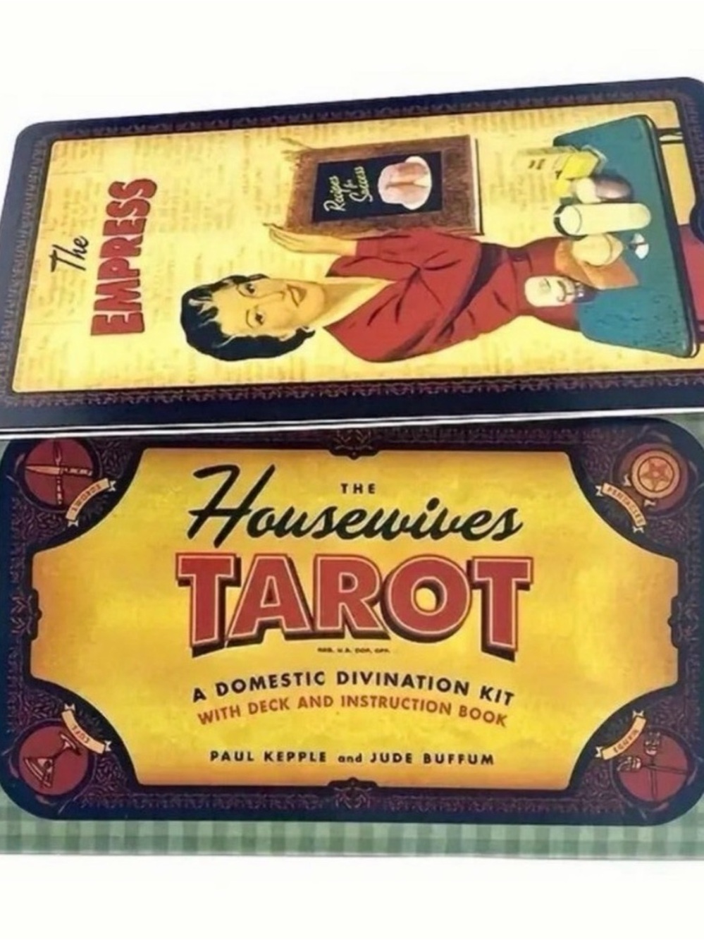 NEW in sealed box! The Housewives Tarot - card deck and guidebook.
